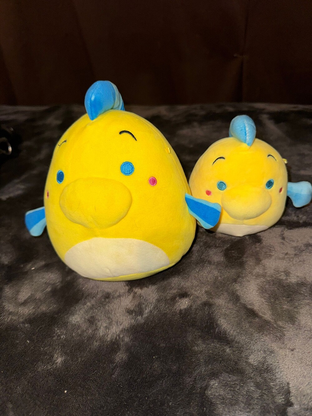 Disney Squishmallows Flounder Plush Toy Set of 2